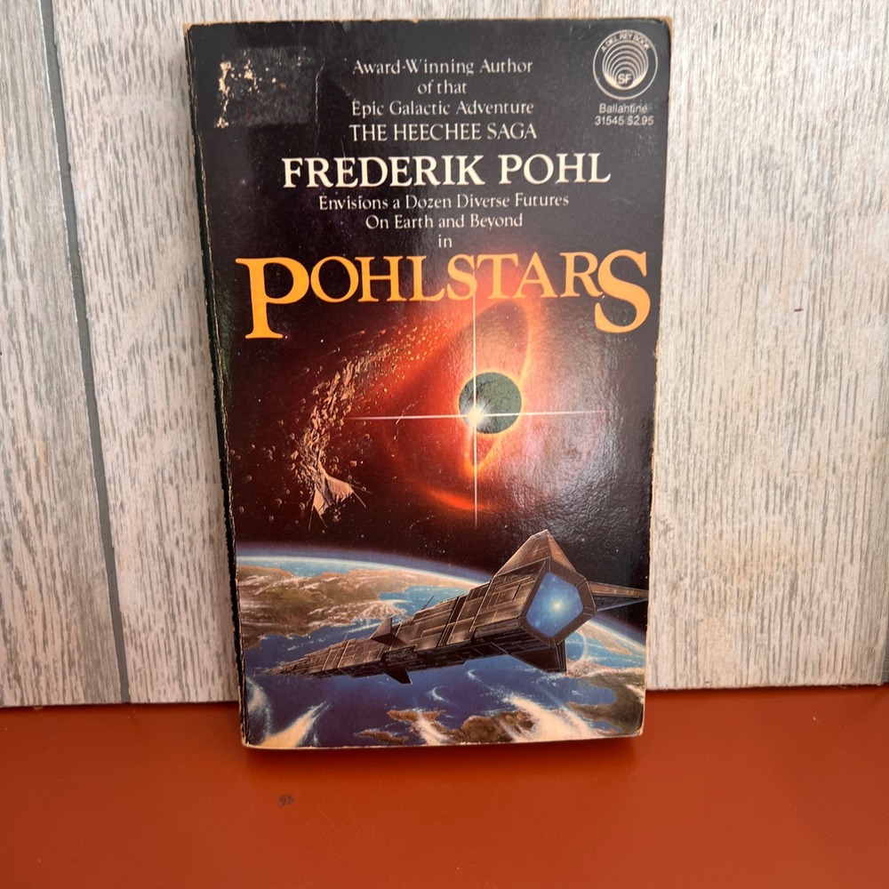 Pohlstars Frederik Pohl 1984 First Edition Del‎ Rey Sci-Fi Paperback 0345315456
